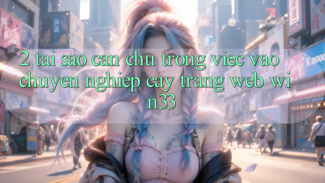 2. Tại Sao Cần Chú Trọng Việc “Vào Chuyên nghiệp cậy Trang web” Win33? 2. Tại Sao Cần Chú Trọng Việc “Vào Chuyên nghiệp cậy Trang web” Win33?