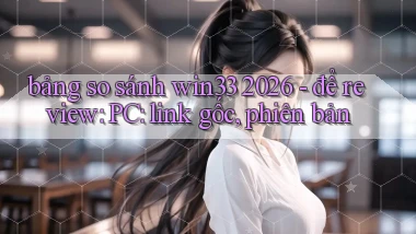bảng so sánh win33 2026   để review PC link gốc, phiên bản