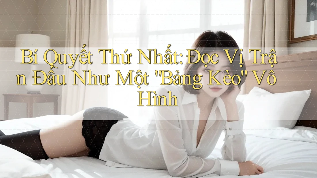 Bí Quyết Thứ Nhất: Đọc Vị Trận Đấu Như Một “Bảng Kèo” Vô Hình