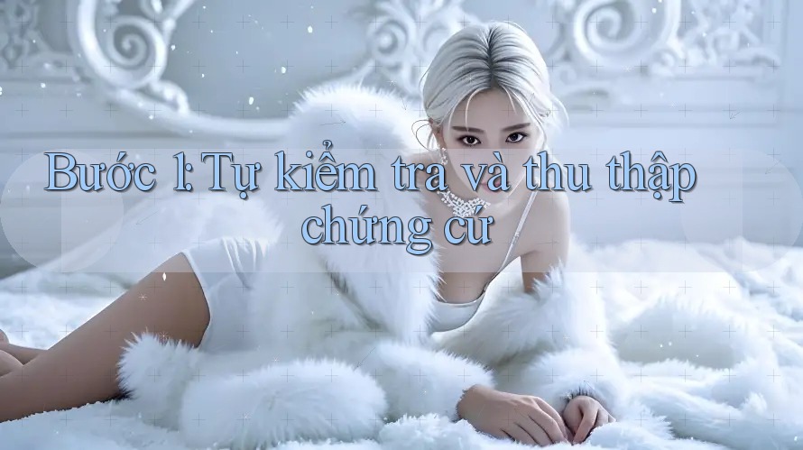 Bước 1: Tự kiểm tra và thu thập chứng cứ
