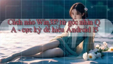 Cách nào Win33 từ góc nhìn QA   cực kỳ dễ hiểu Android 15