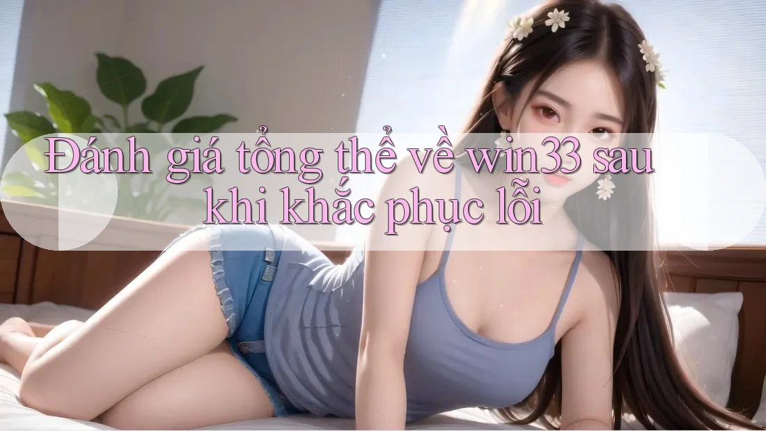 Đánh giá tổng thể về win33 sau khi khắc phục lỗi Đánh giá tổng thể về win33 sau khi khắc phục lỗi
