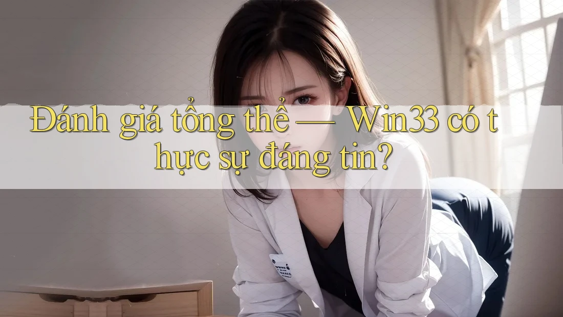Đánh giá tổng thể — Win33 có thực sự đáng tin? Đánh giá tổng thể — Win33 có thực sự đáng tin?