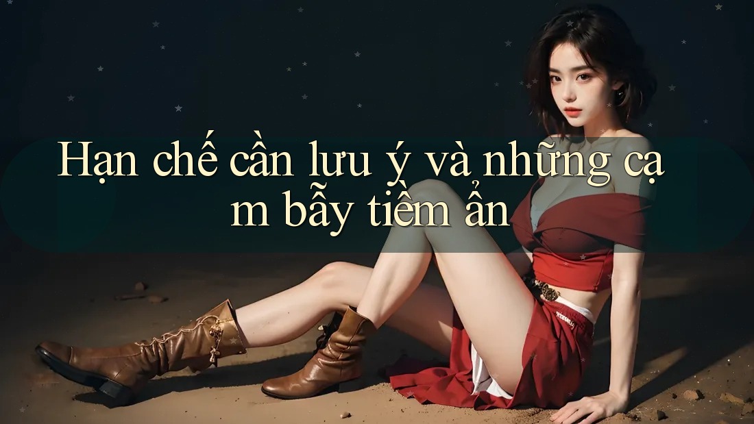 Hạn chế cần lưu ý và những cạm bẫy tiềm ẩn