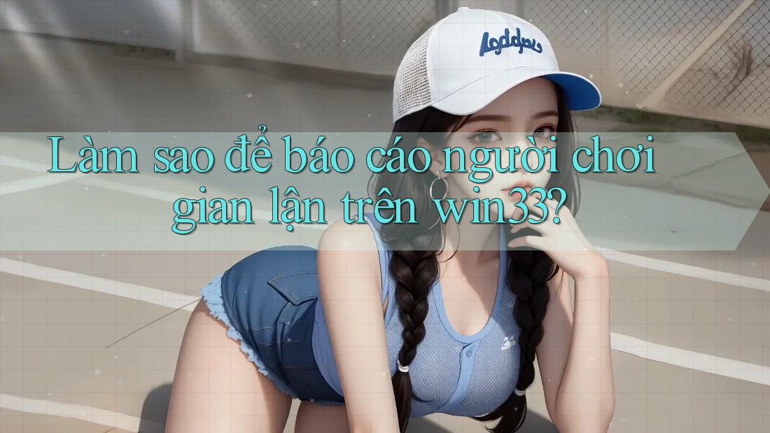 Làm sao để báo cáo người chơi gian lận trên win33?
