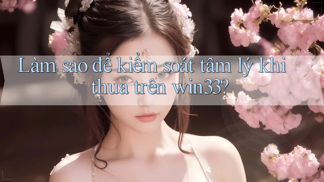 Làm sao để kiểm soát tâm lý khi thua trên win33? Làm sao để kiểm soát tâm lý khi thua trên win33?