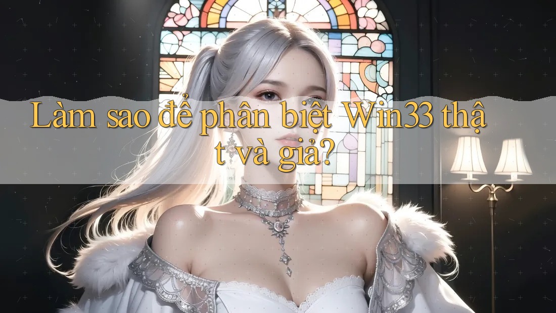 Làm sao để phân biệt Win33 thật và giả? Làm sao để phân biệt Win33 thật và giả?