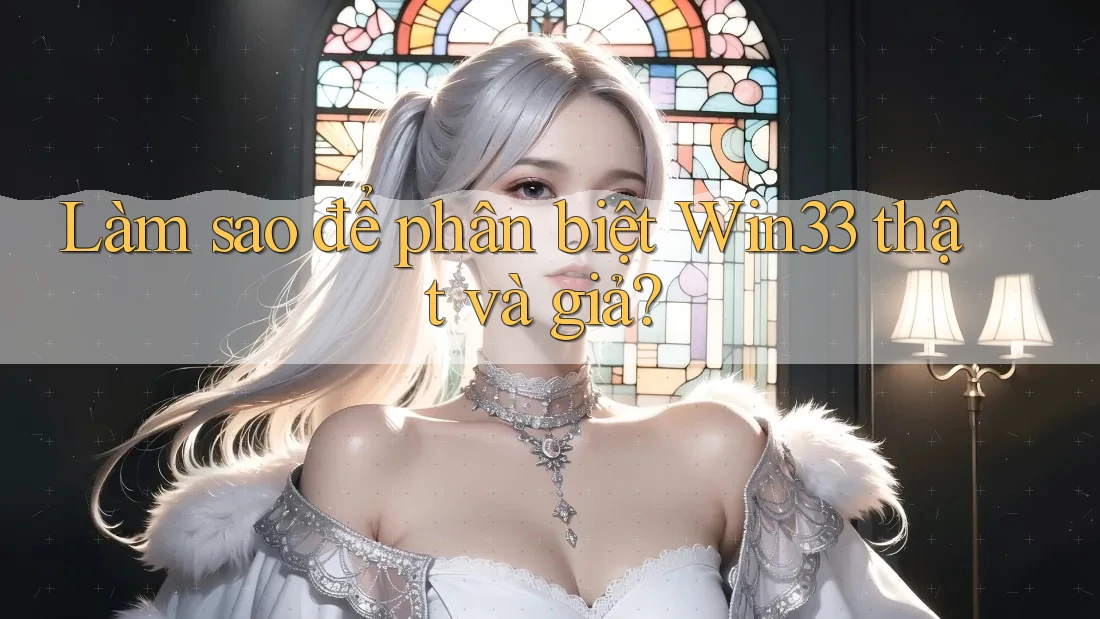 Làm sao để phân biệt Win33 thật và giả? Làm sao để phân biệt Win33 thật và giả?