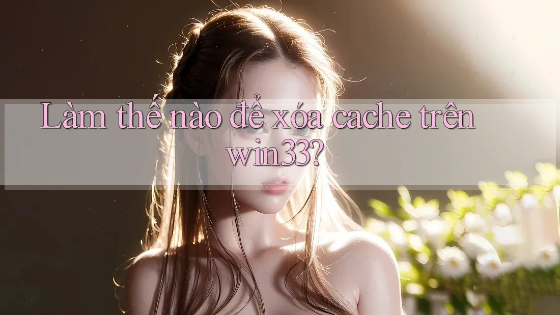 Làm thế nào để xóa cache trên win33?