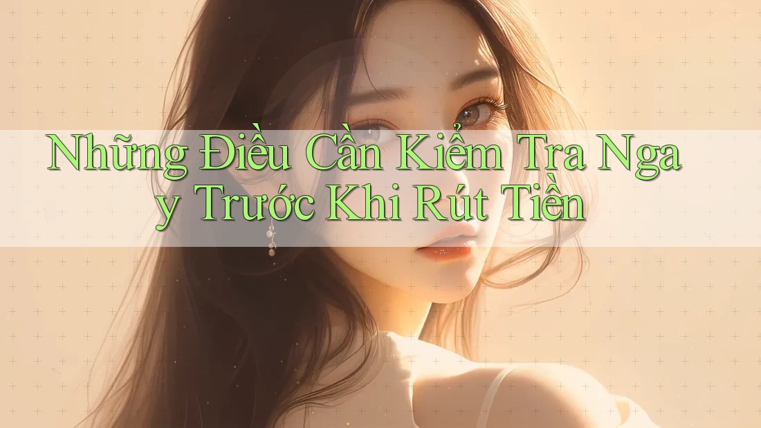 Những Điều Cần Kiểm Tra Ngay Trước Khi Rút Tiền