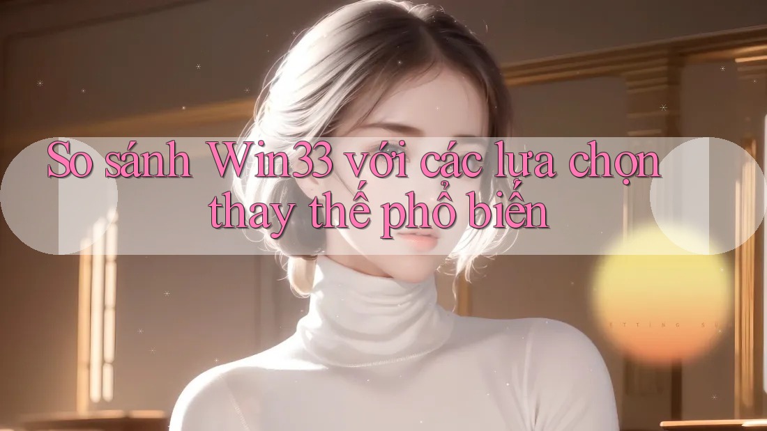 So sánh win33 với các lựa chọn thay thế phổ biến