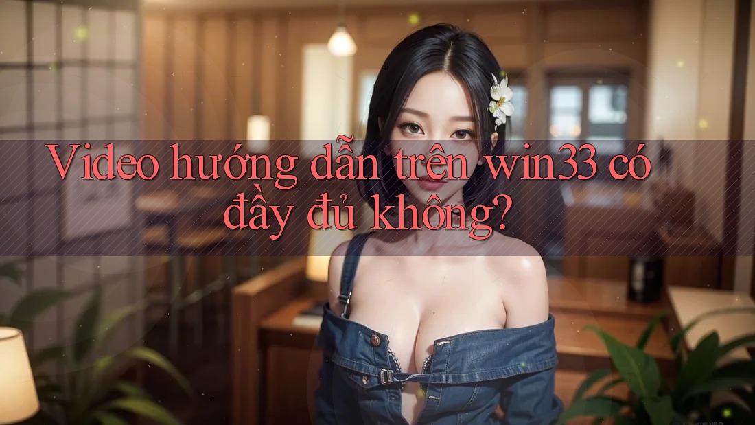 Video hướng dẫn trên win33 có đầy đủ không?