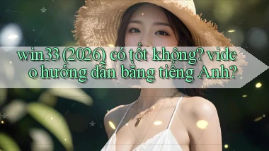 win33 (2026) có tốt không video hướng dẫn bằng tiếng Anh