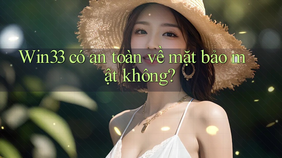 Win33 có an toàn về mặt bảo mật không? Win33 có an toàn về mặt bảo mật không?