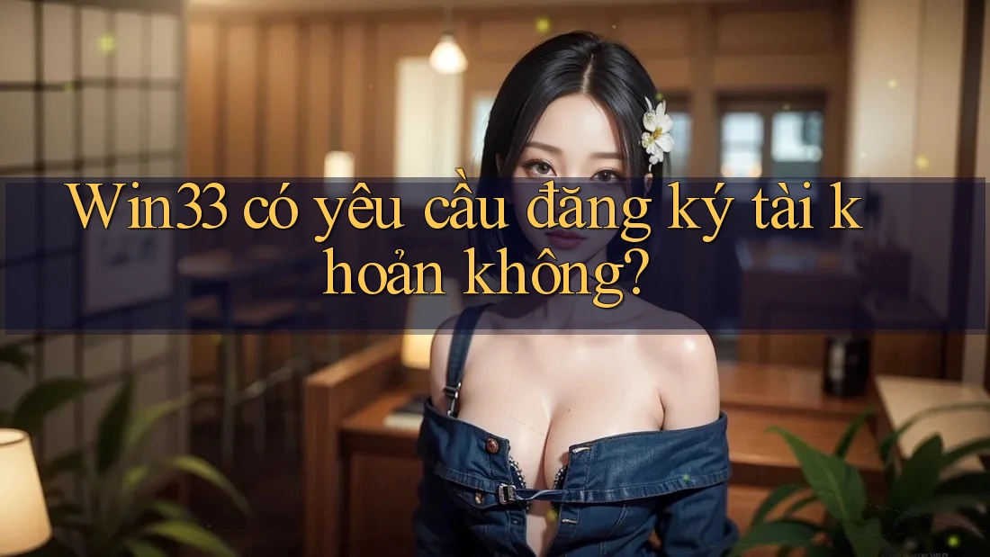 Win33 có yêu cầu đăng ký tài khoản không?