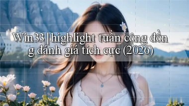 Win33 highlight tuần cộng đồng đánh giá tích cực (2026)