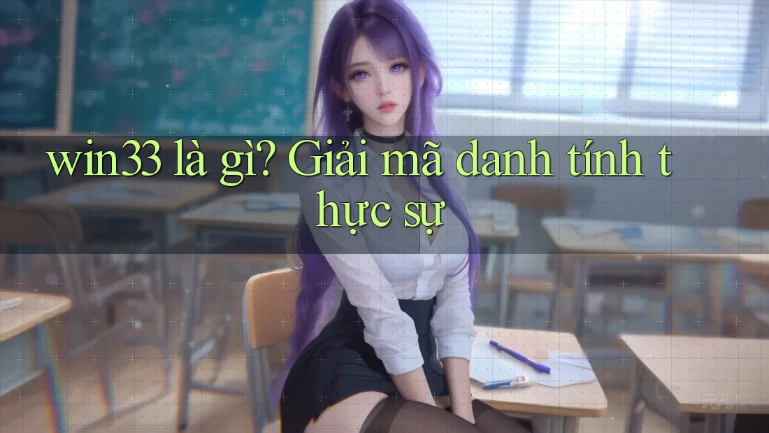 win33 là gì? Giải mã danh tính thực sự win33 là gì? Giải mã danh tính thực sự