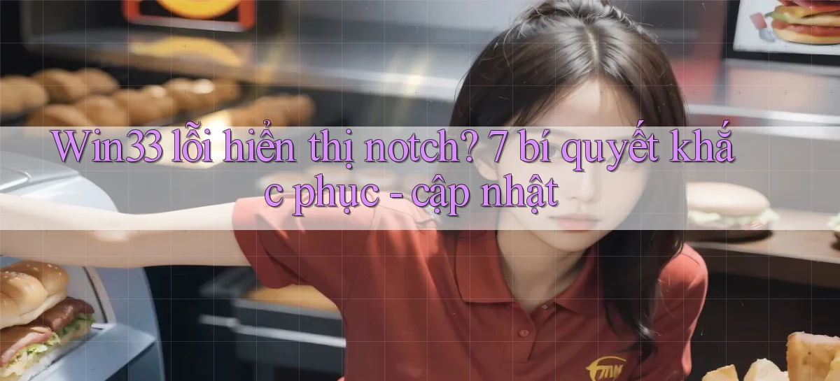 Win33 lỗi hiển thị notch 7 bí quyết khắc phục   cập nhật