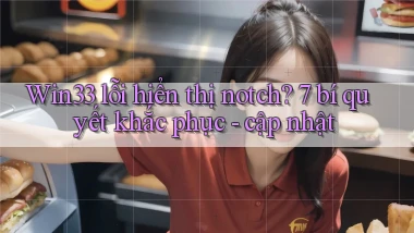 Win33 lỗi hiển thị notch 7 bí quyết khắc phục   cập nhật