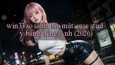 win33 so sánh bảo mật case study bằng tiếng Anh (2026)