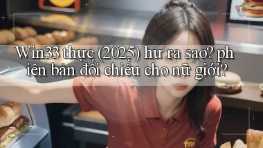Win33 thực (2025) hư ra sao phiên bản đối chiếu cho nữ giới
