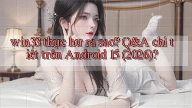 win33 thực hư ra sao Q&A chi tiết trên Android 15 (2026)