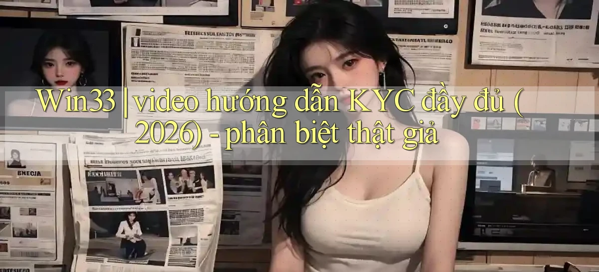Win33 video hướng dẫn KYC đầy đủ (2026)   phân biệt thật giả
